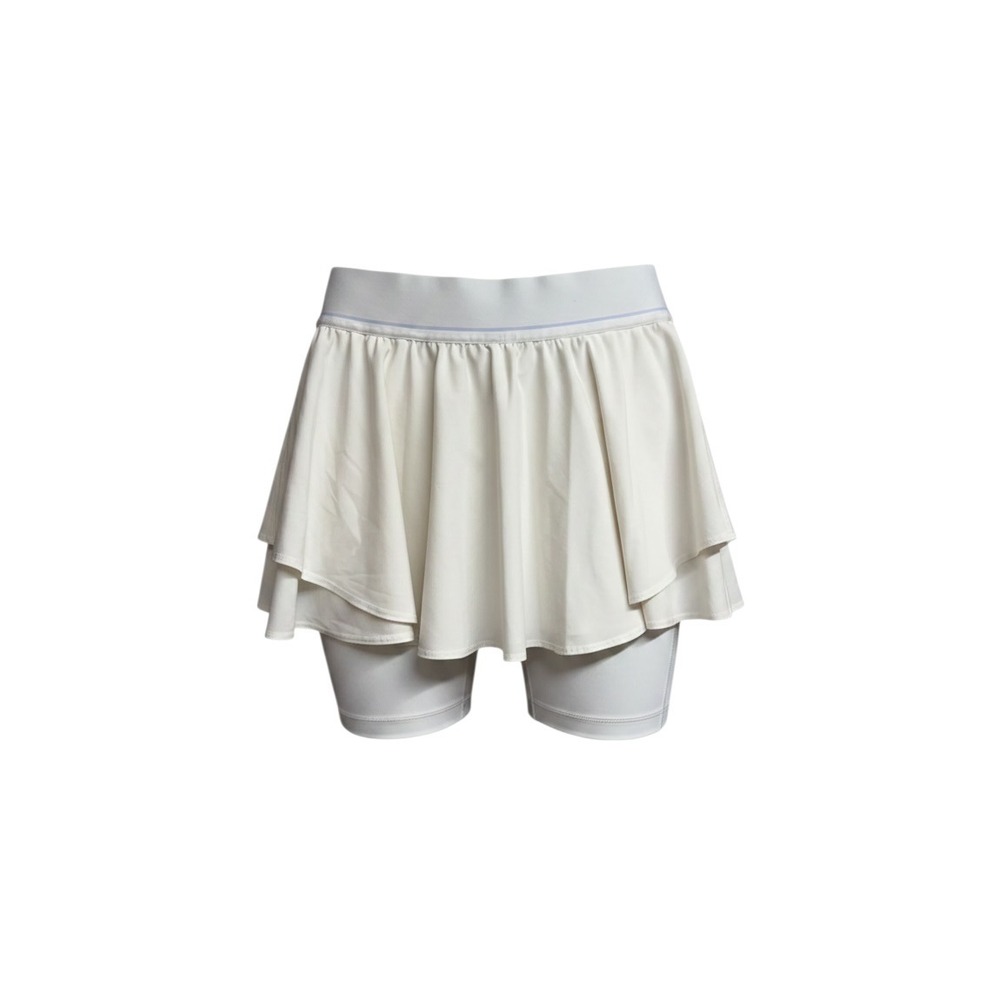 Lululemon Court Rival High-Rise Skirt White Tennis Skort Size 6